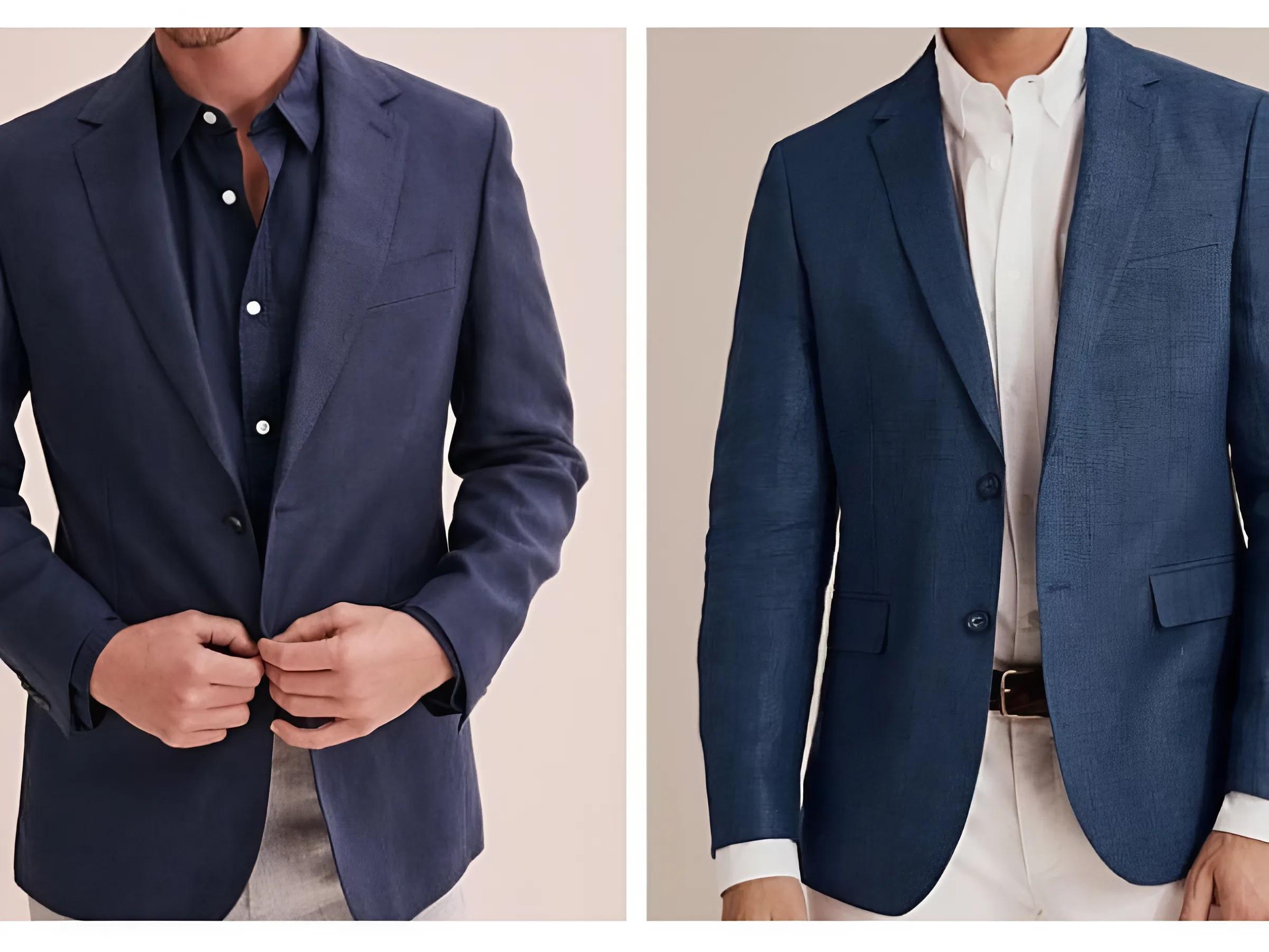 Nâng tầm phong cách khi kết hợp áo sơ mi linen với blazer