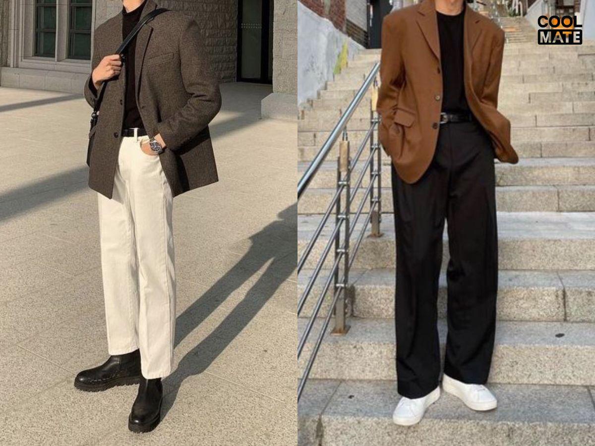 Phối đồ cùng áo blazer