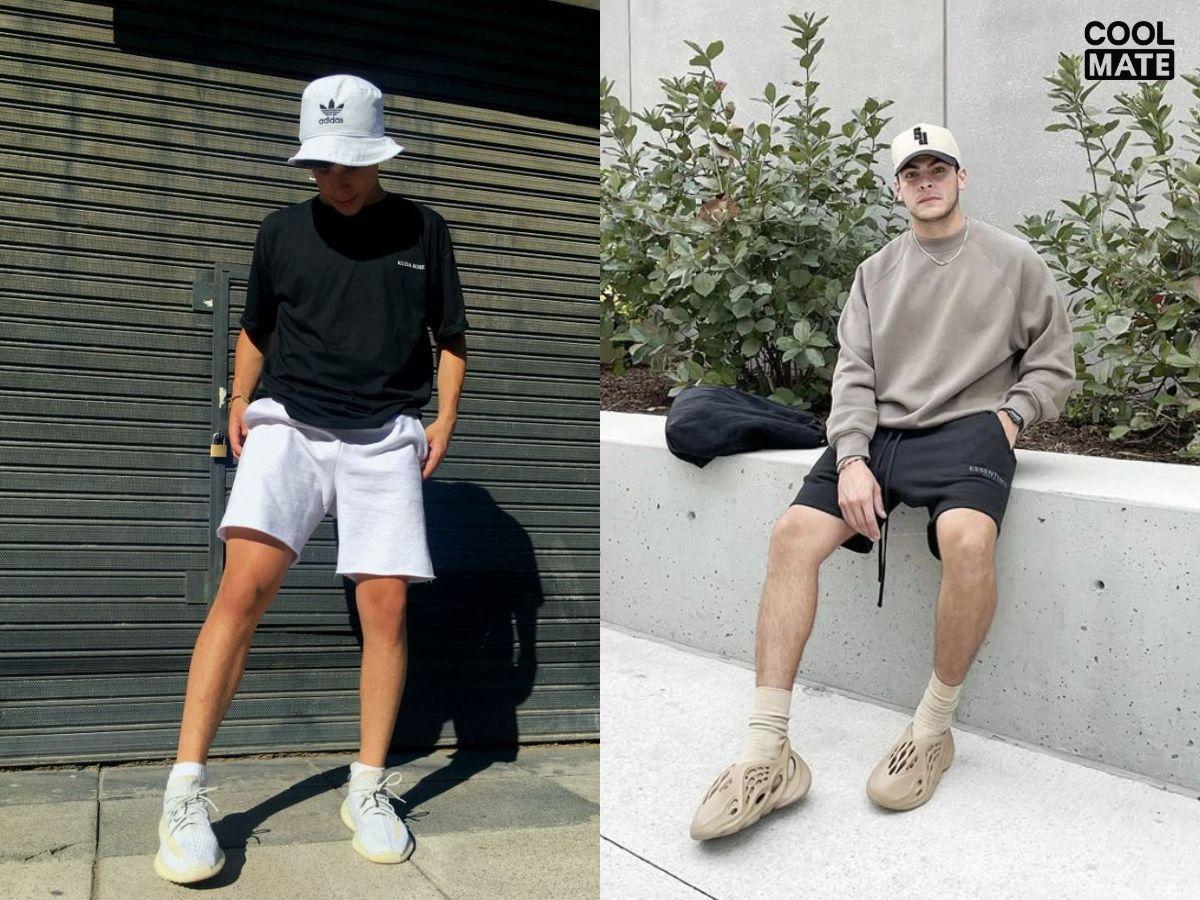 Phối giày Yeezy theo phong cách casual