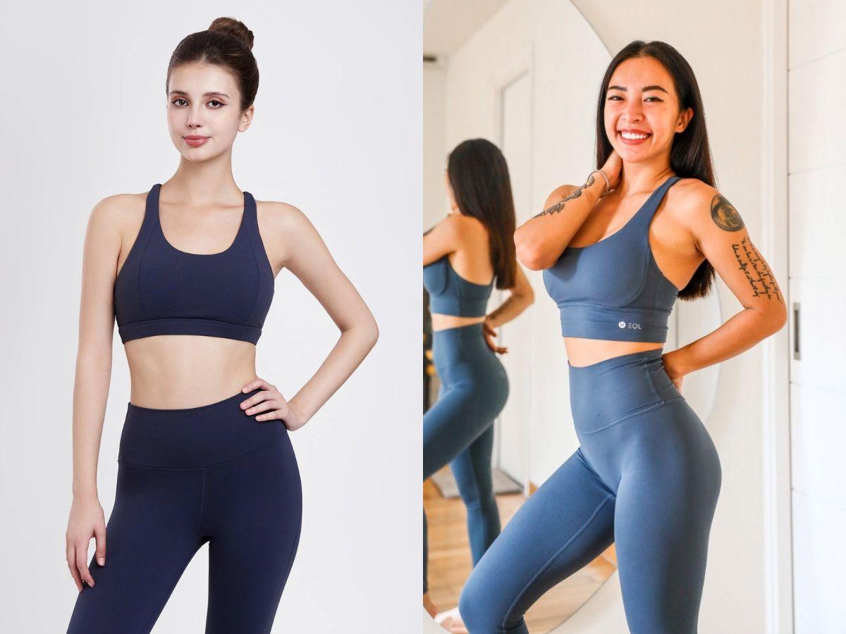 Chọn quần tập lưng cao và thiết kế tối giản