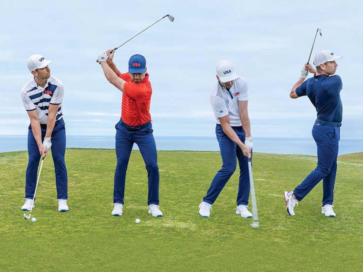 Adidas cũng có trọn bộ sản phẩm dành cho golf