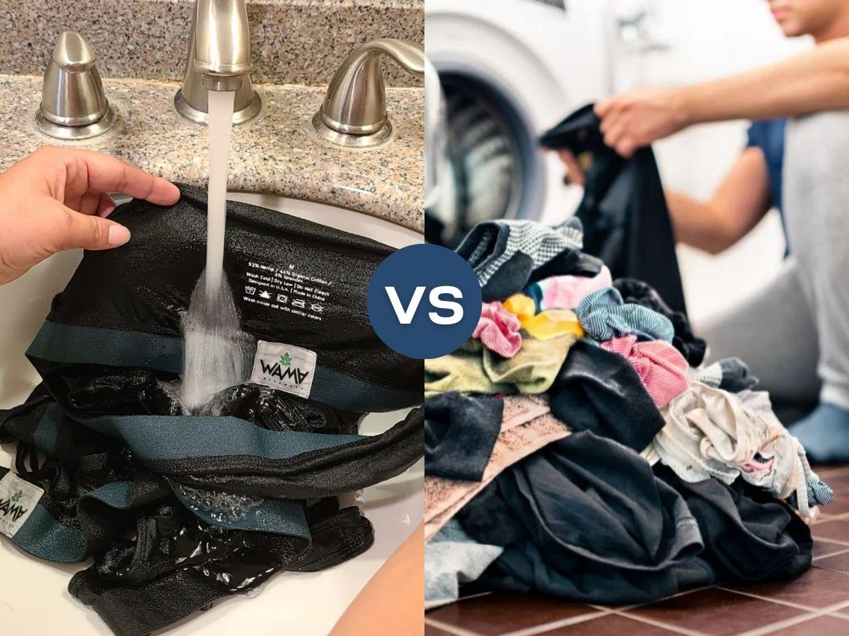Có thể kết hợp việc giặt quần lót bằng tay và bằng máy nhưng cần lưu ý một vài thông tin