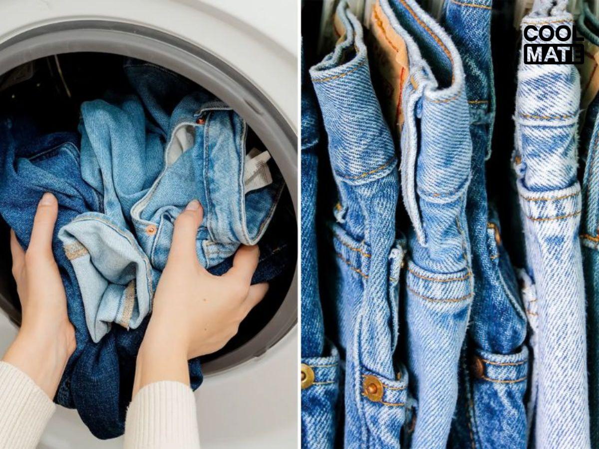 Giặt nhiều loại quần jean khác nhau cùng lúc làm chất liệu dễ bị ảnh hưởng