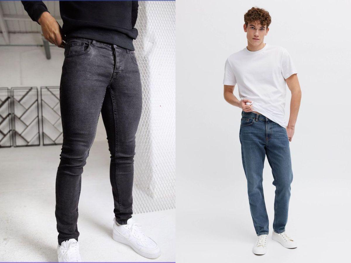So sánh quần Skinny Jeans và quần Slim-fit Jeans