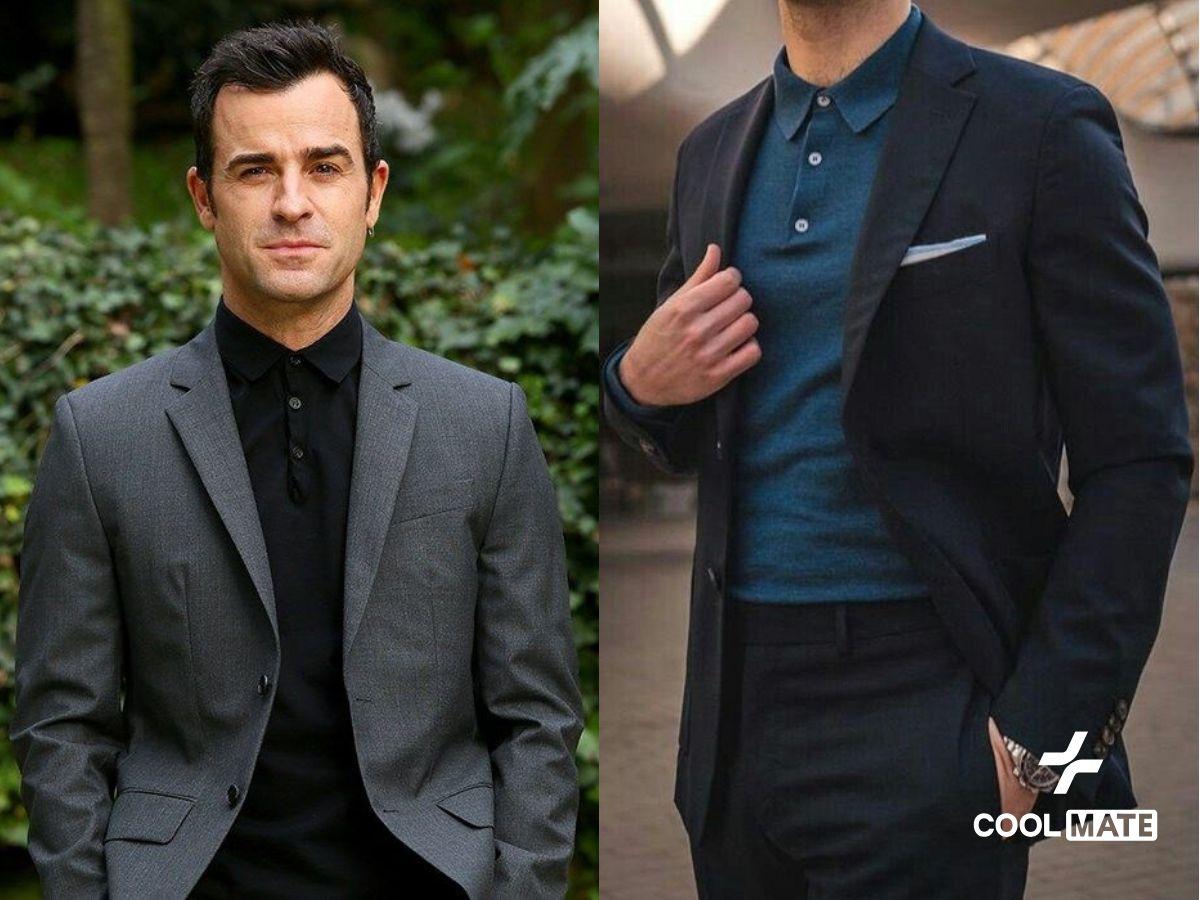 Vest và blazer luôn mang đến vẻ đẹp tinh tế cho set đồ với áo polo nam