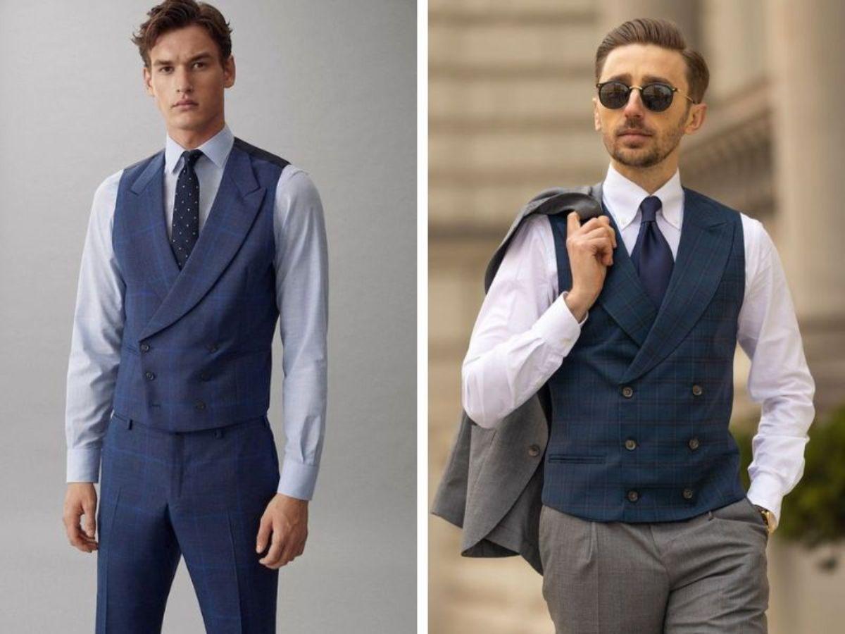 Lịch thiệp với áo gile mix vest