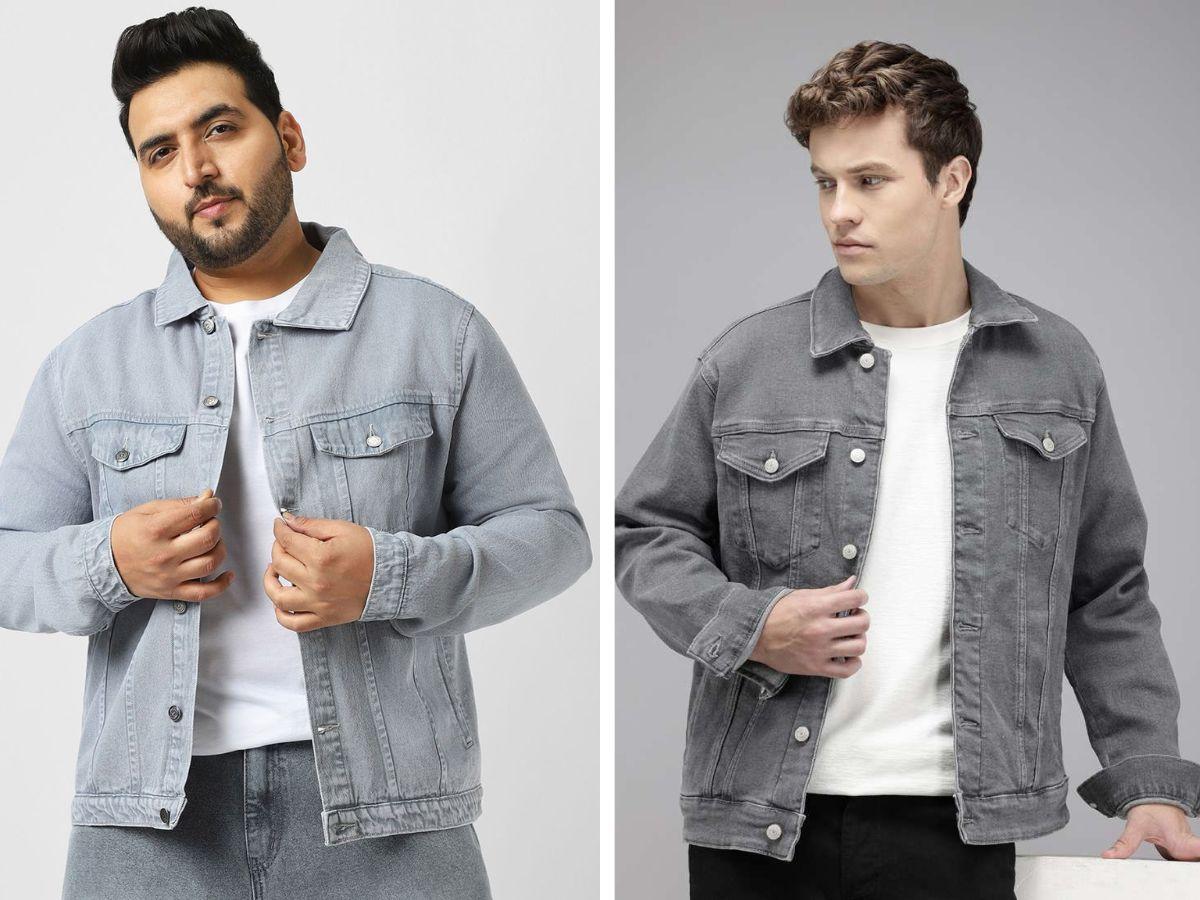 Denim jacket và áo thun quần jeans