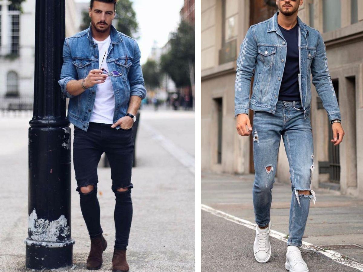 Phối đồ theo phong cách Denim on denim