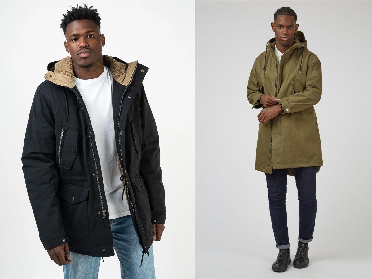 Các bạn có thể lựa chọn những chiếc áo parka có chiều dài chạm đùi 