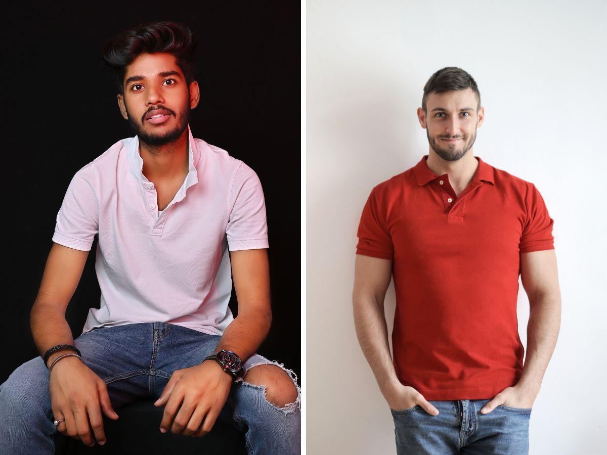 Phối quần jean skinny nam với áo polo