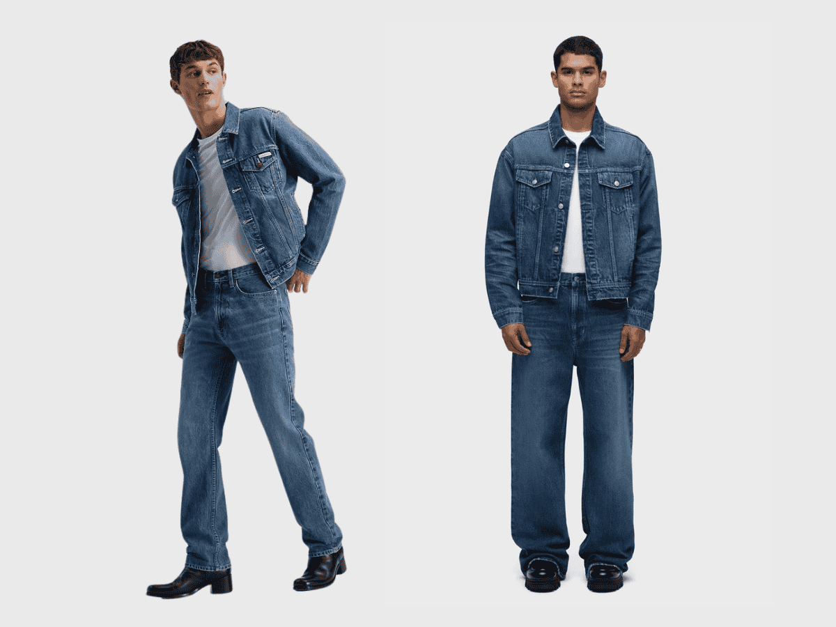 Phối jean ống đứng theo phong cách vintage