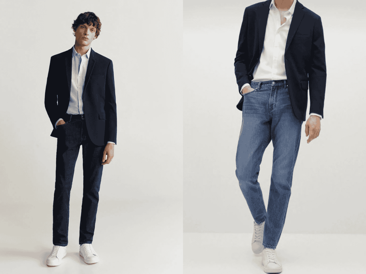 Phong cách sang trọng khi phối cùng áo blazer