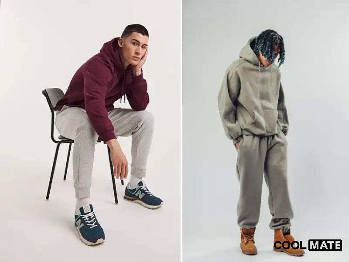 Quần jogger dễ dàng phối hợp với những trang phục thể thao