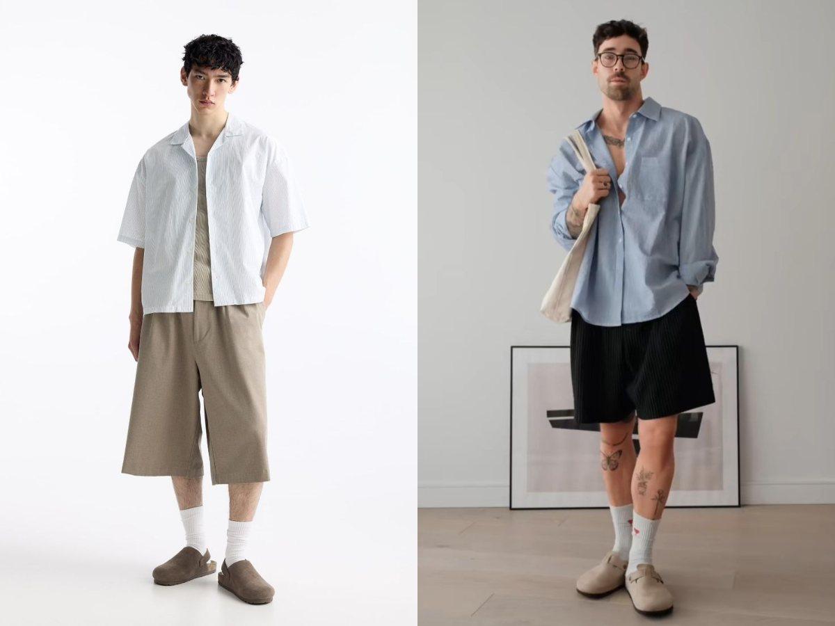 Quần short Bermuda thanh lịch, phù hợp cho dạo phố và du lịch.