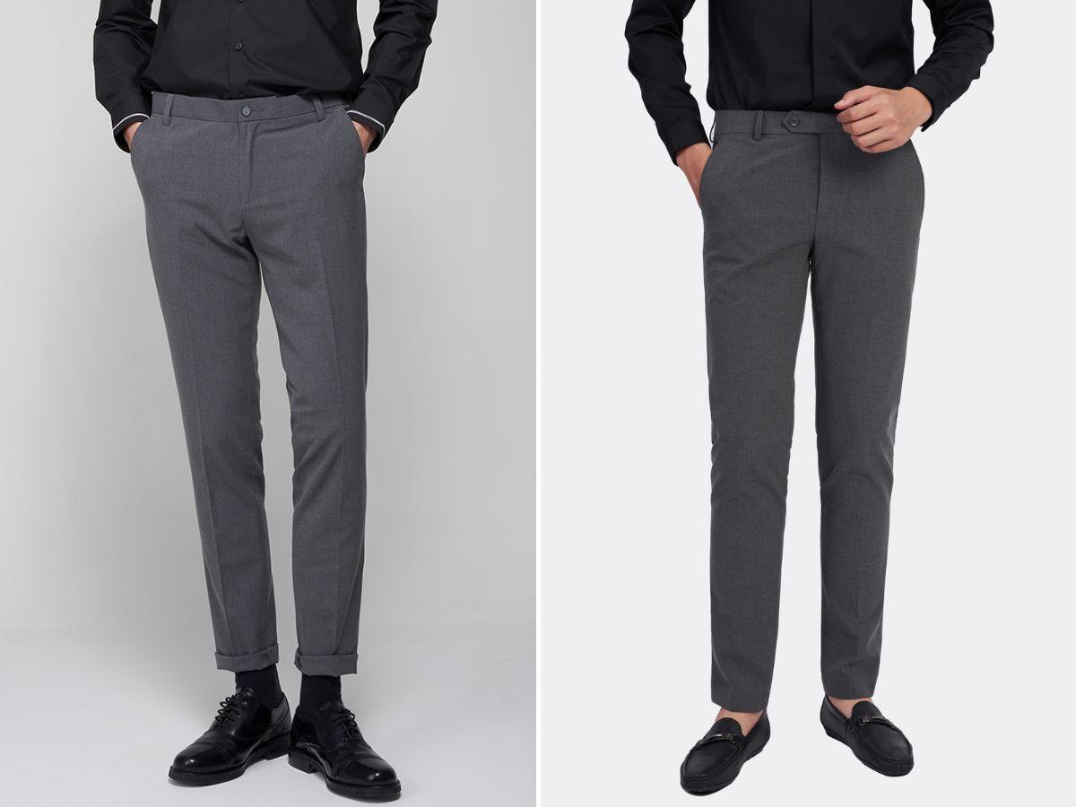 Quần tây dáng slimfit nam