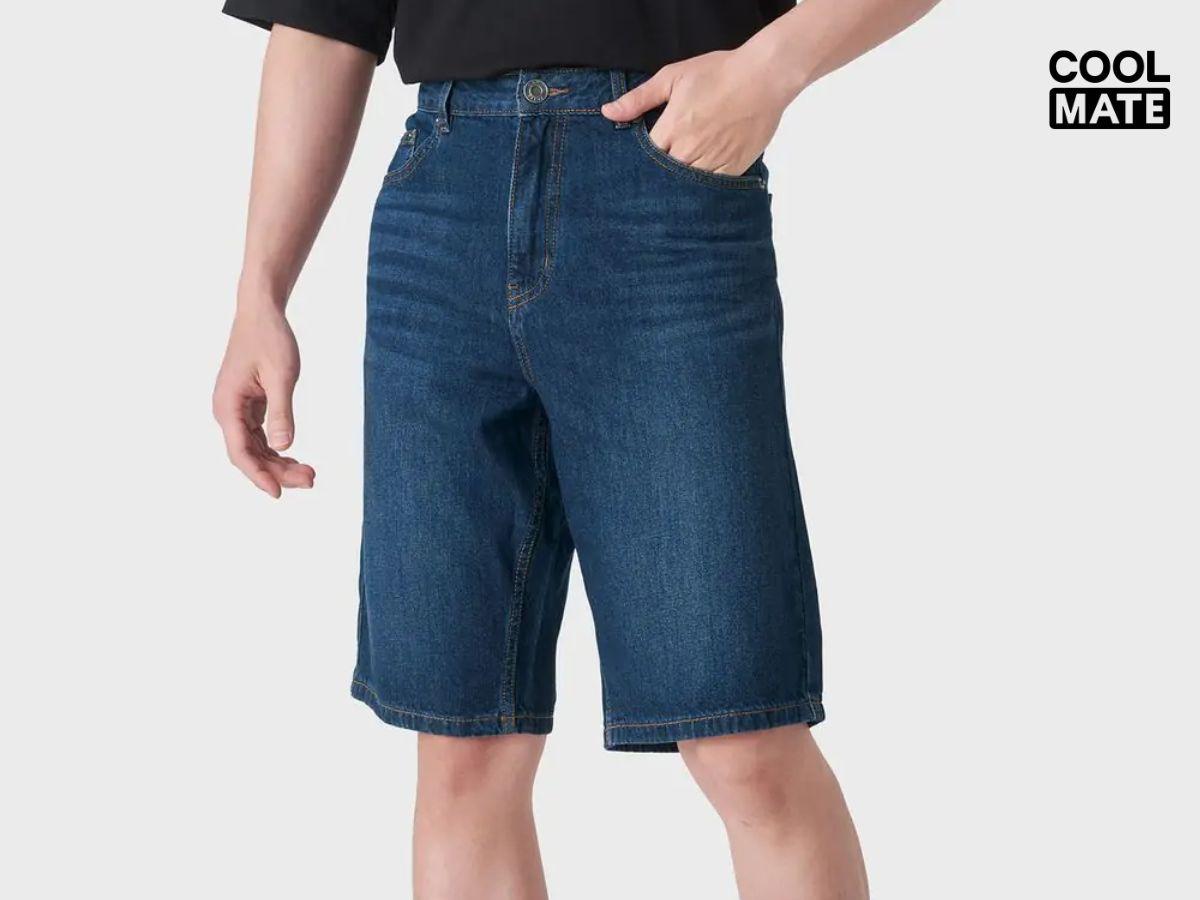 Quần short jean nam CANIFA