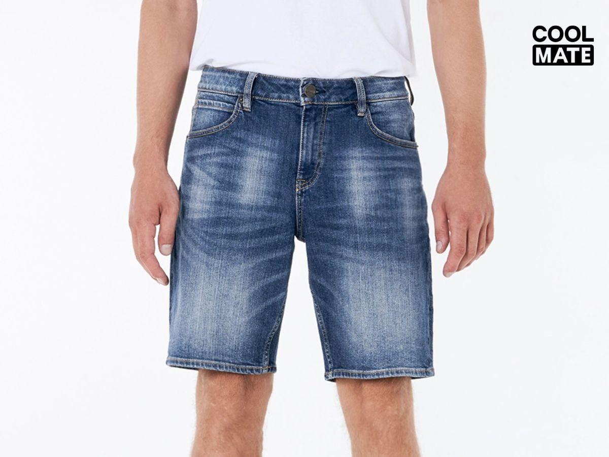Mua quần short jean nam hàng hiệu tại Hoàng Phúc International