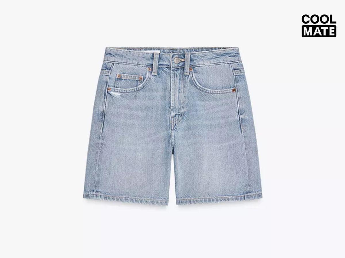 Quần short jean nam thời trang Zara