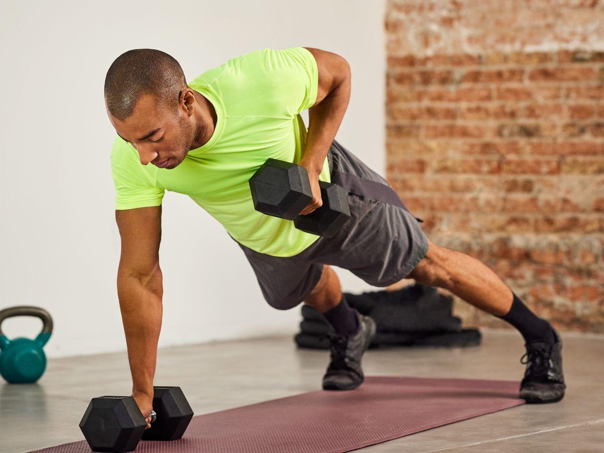 Press - up renegade row kickback 