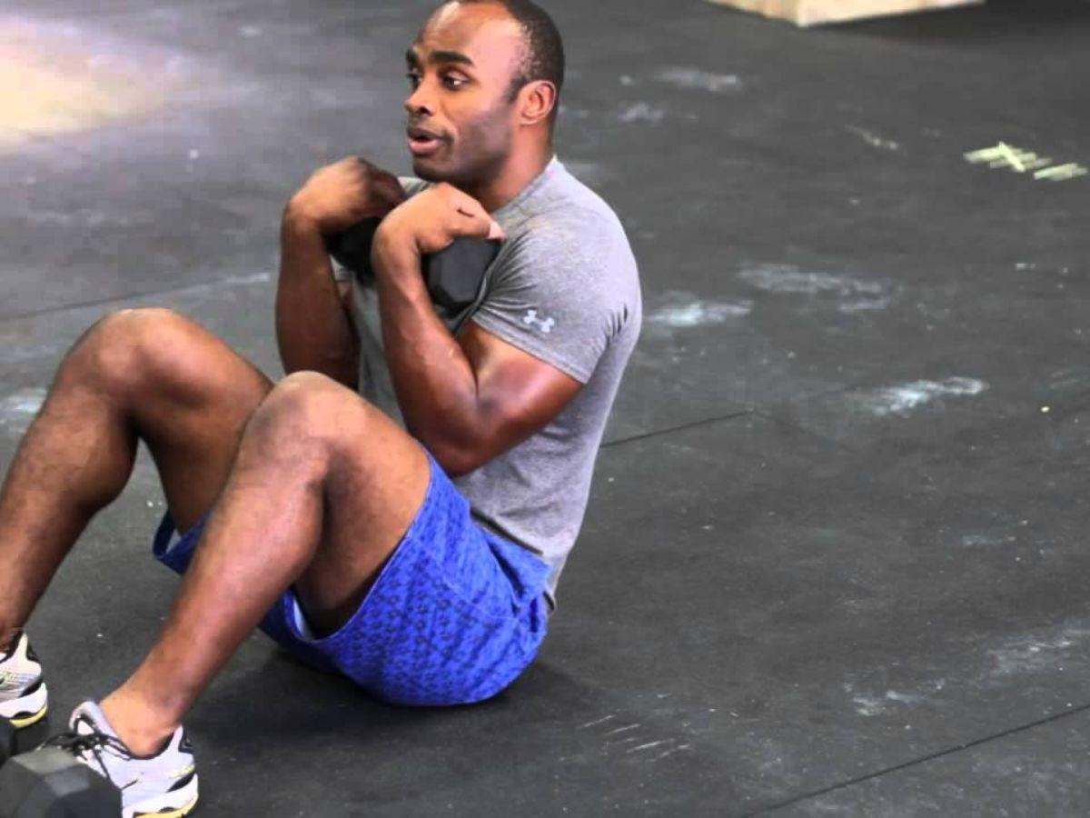 Weighted sit - ups 