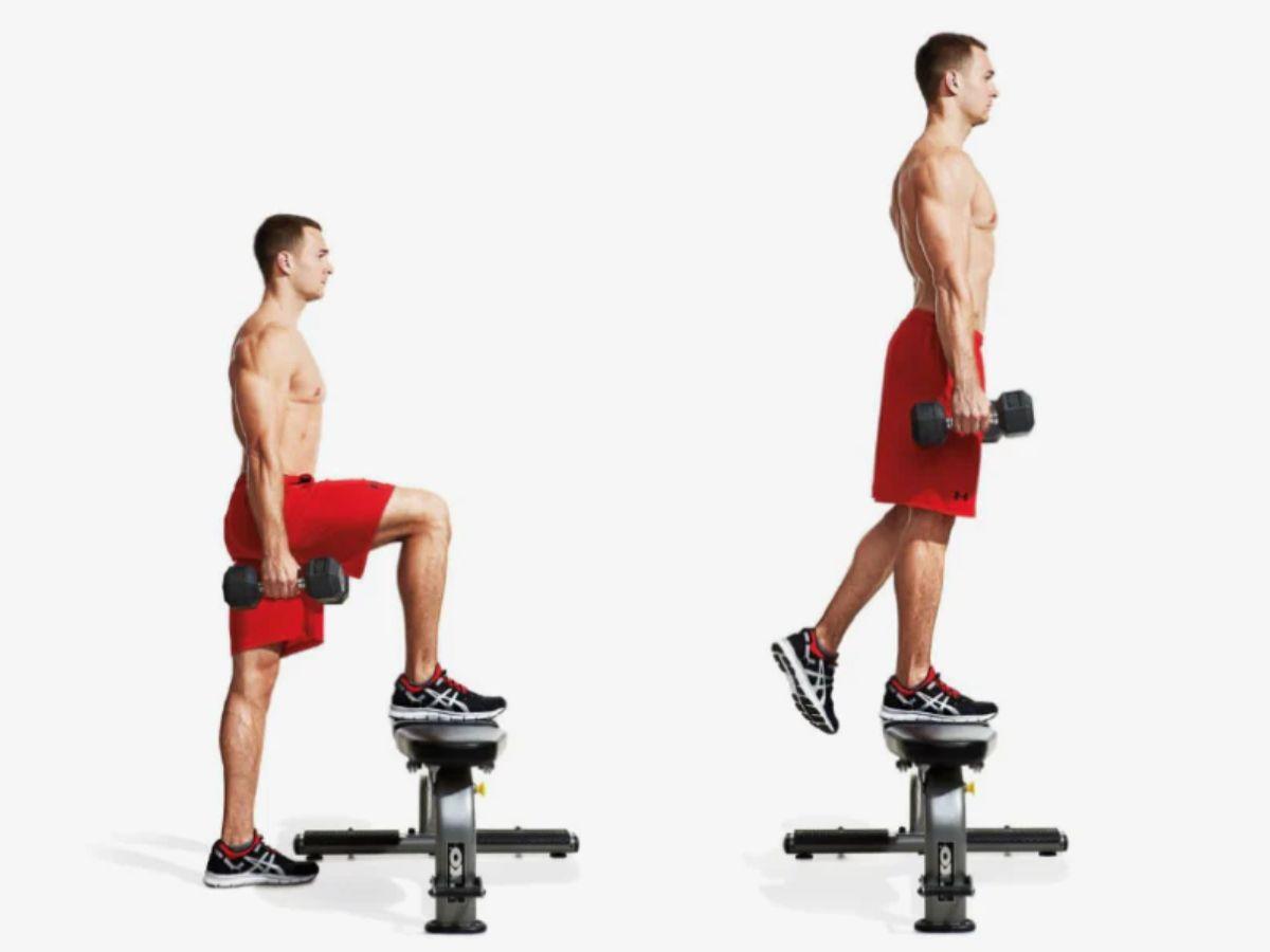 Dumbbell Step Ups