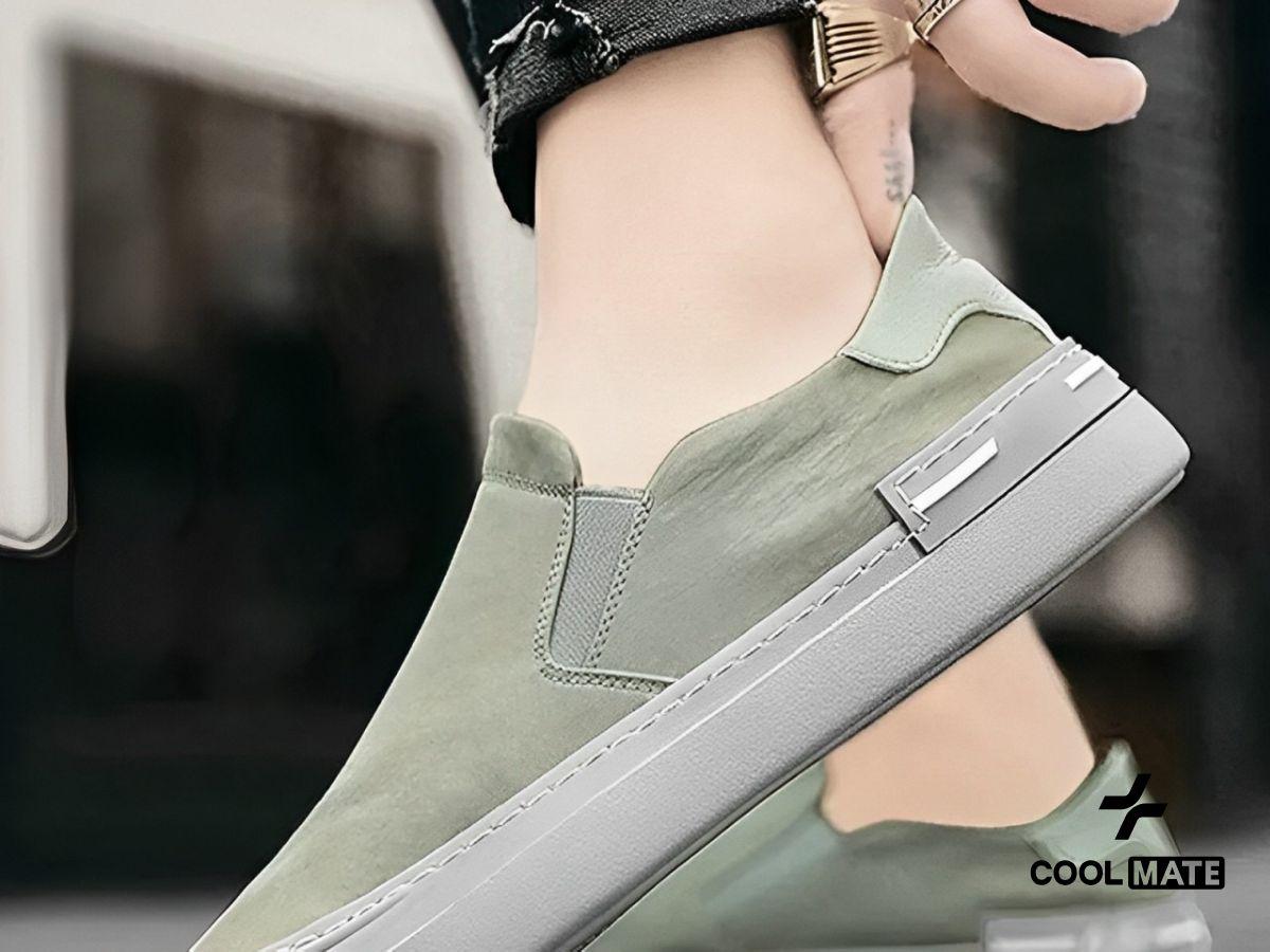 Tất không cổ phối với giày lười