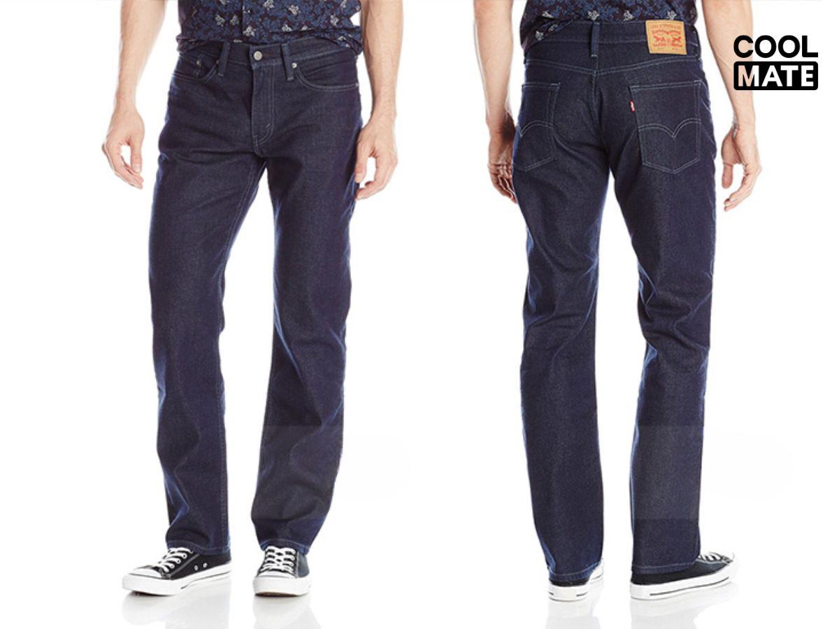 Jeans Levi's với vẻ đẹp cổ điển, chất vải denim dày dặn