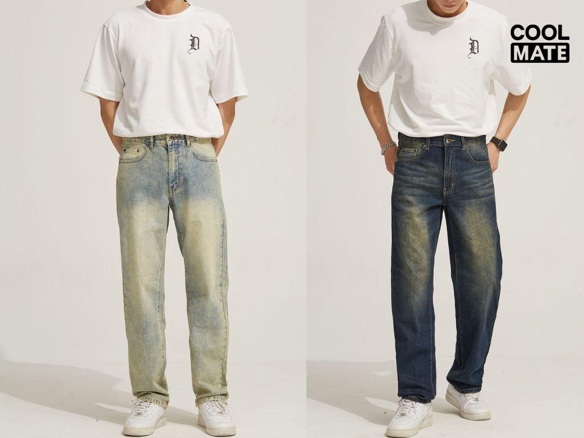 Jeans Denimaniac hiệu ứng wash màu độc đáo, thiết kế trẻ trung