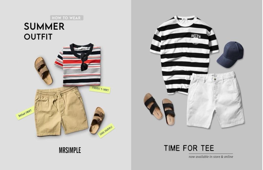 Quần short nam đi biển Mr. Simple