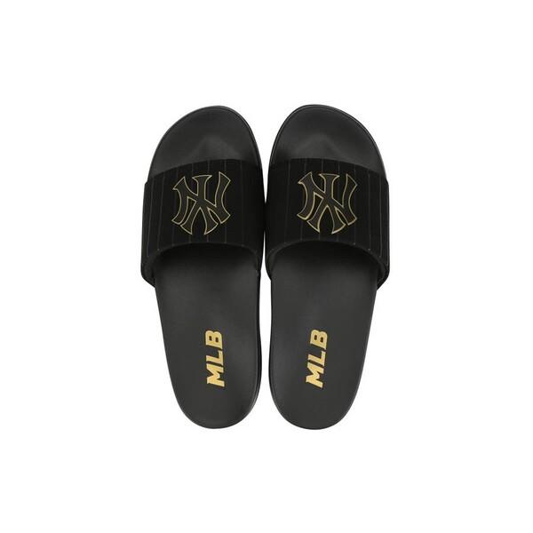 Mẫu dép New Mound New York Yankees Black/Gold cao cấp