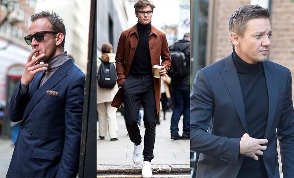 Kết hợp áo len nam với suit