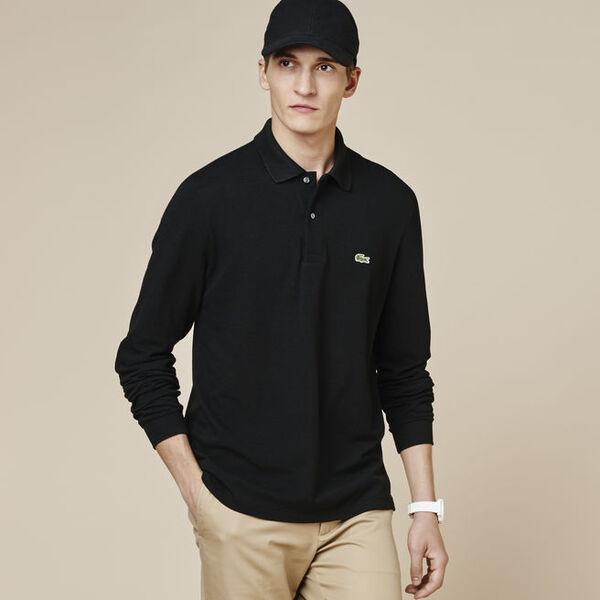 Áo polo dài tay từ cotton của nhà “cá sấu xanh” Lacoste. Nguồn: Lacoste.com