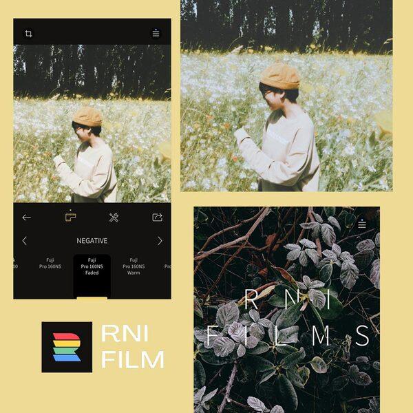 Một trong những app chụp ảnh film đẹp có thể kể đến là RNI film