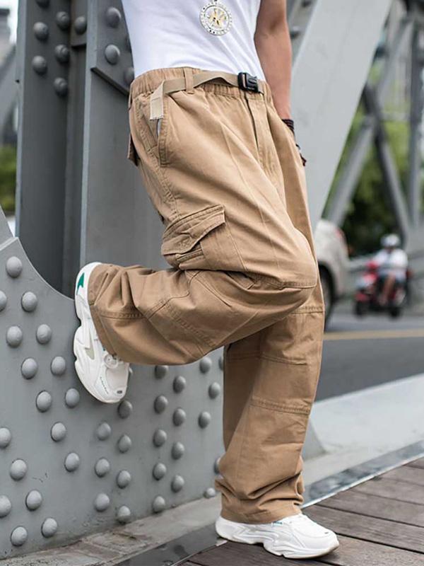 Mẫu quần baggy nam phom rộng phóng khoáng