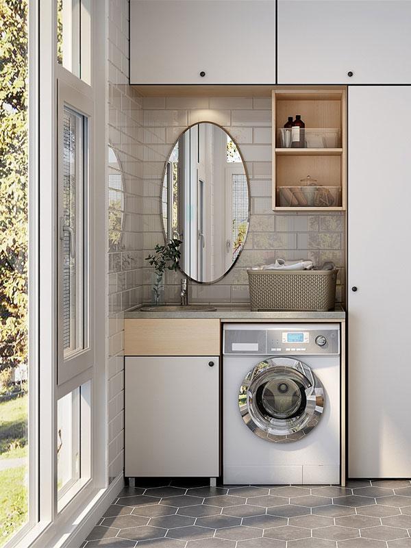 Có nên đặt máy giặt ở ban công không là băn khoăn của nhiều người