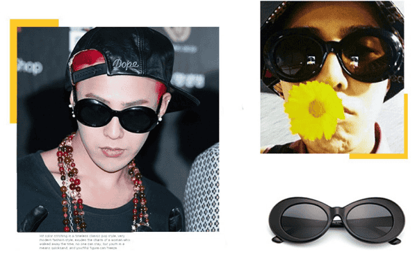 Kính ruồi trở thành xu hướng nhờ G-Dragon