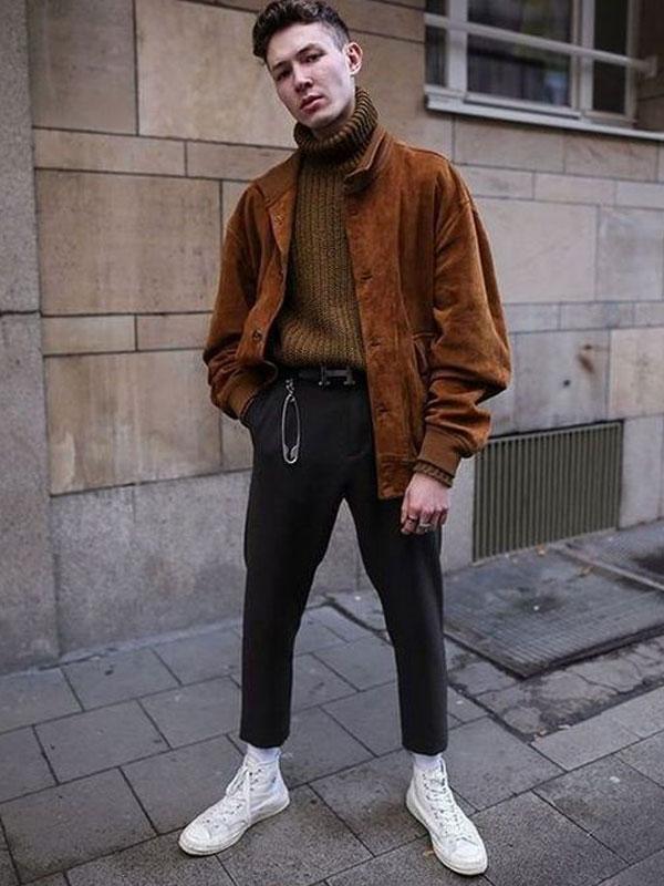 Màu đông thêm ấm áp và sành điệu với baggy cùng áo len