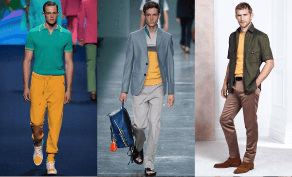 Tôi thấy màu vàng trên màu xanh như một fashionista thực thụ