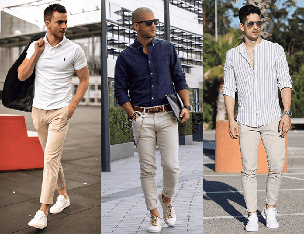 Chọn và mặc một chiếc quần chinos phù hợp sẽ giúp nâng tầm vẻ đẹp của nam giới