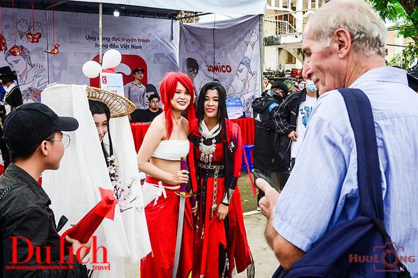 Các cosplayer tại Manga Festival