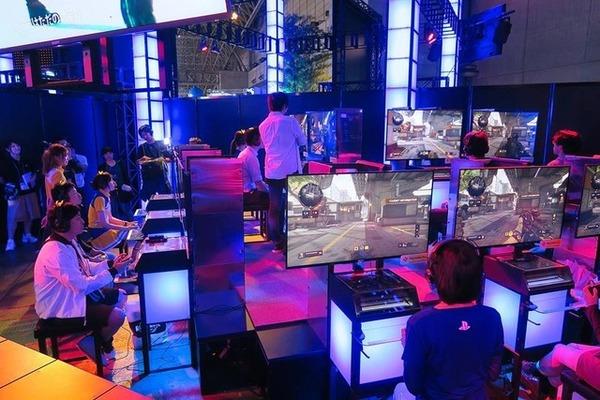 Khu trò chơi tại Tokyo Game Show