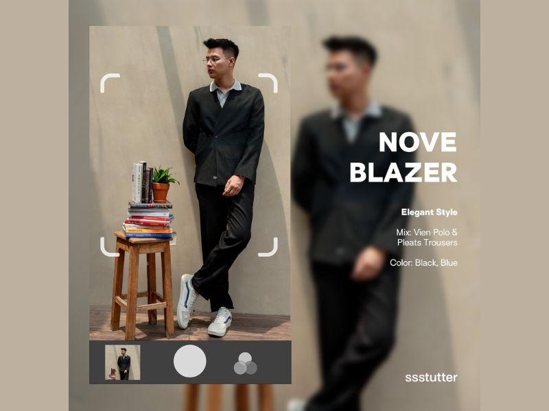 Chi tiết áo blazer SSStuter