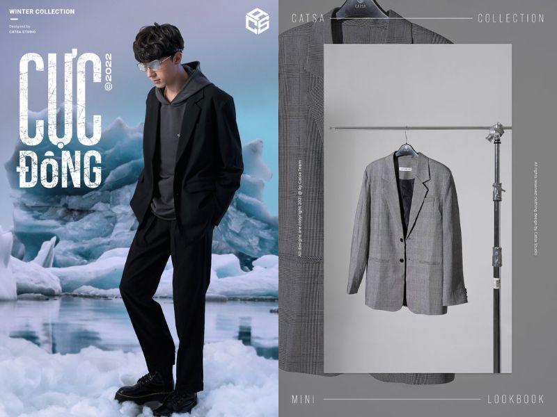Chi tiết áo blazer CATSA