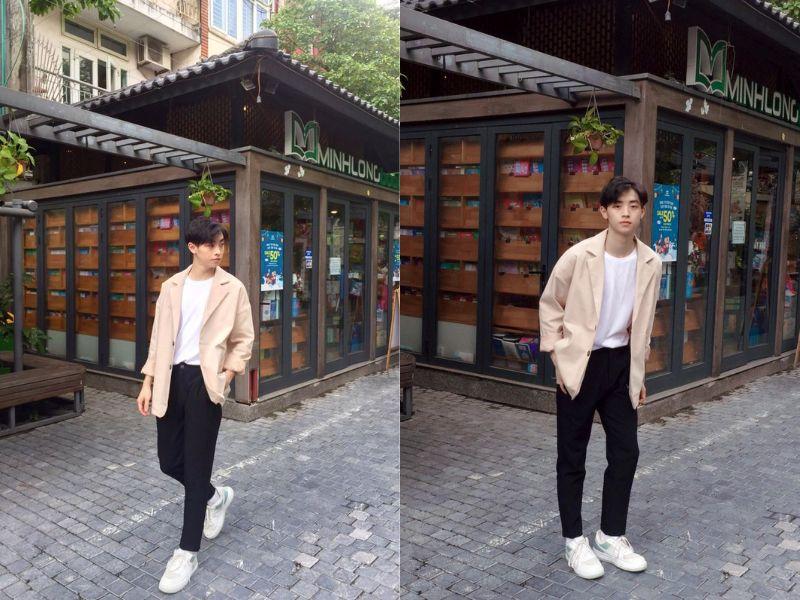 Chi tiết áo blazer City Cycle