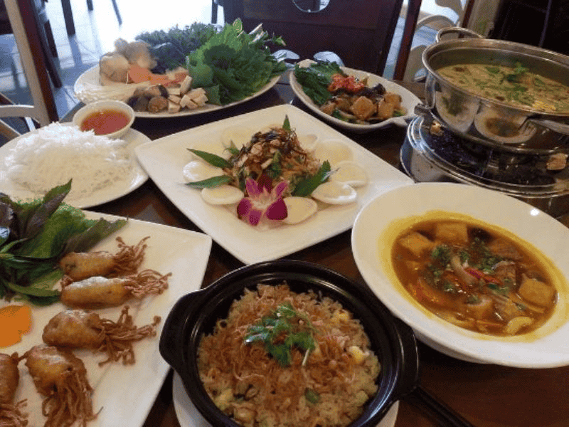 món ăn Nhà hàng buffet chay Phương Mai