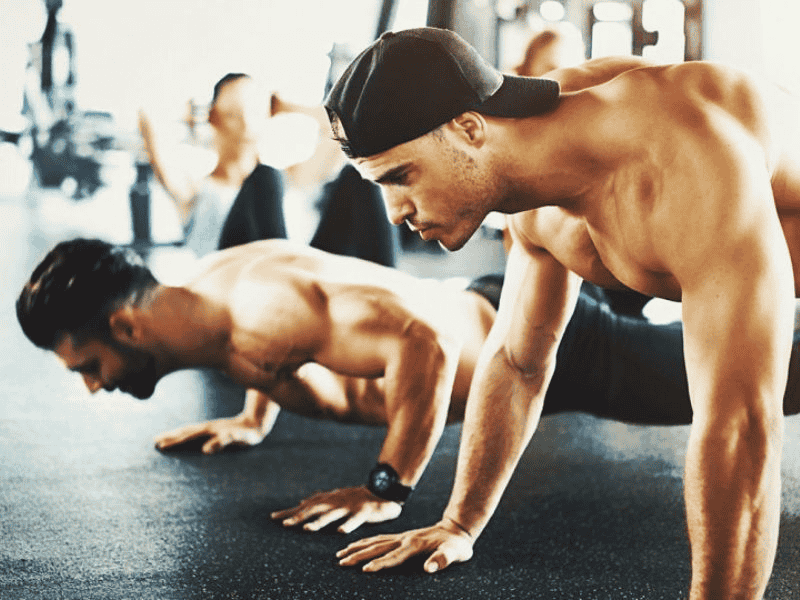 Hình ảnh minh họa về nhạc tập gym