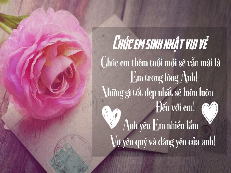 Lời chúc đơn giản nhưng cảm động