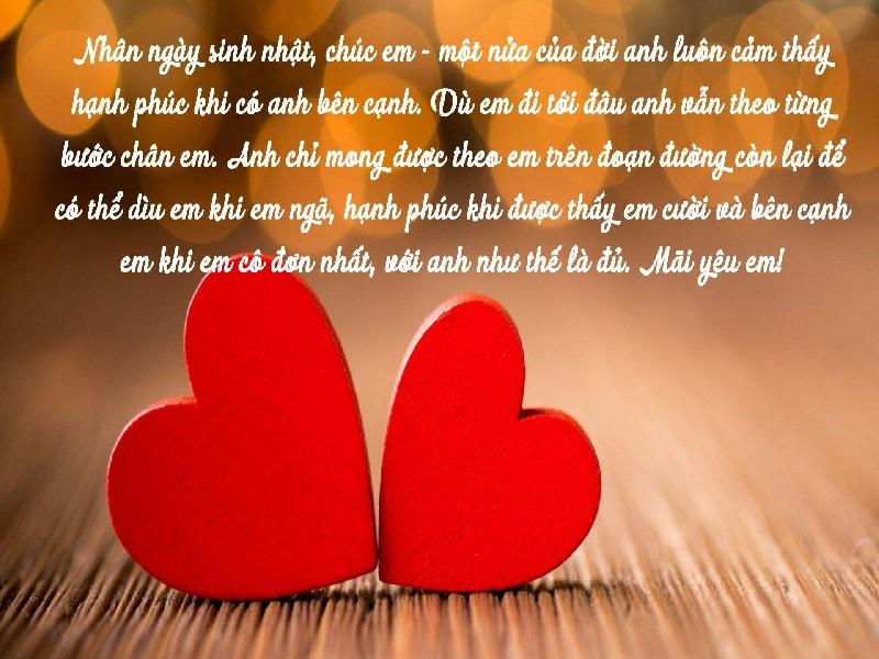 Lời chúc siêu lãng mạn