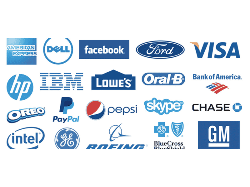 Logo tổ chức từ thiện sử dụng màu xanh lam