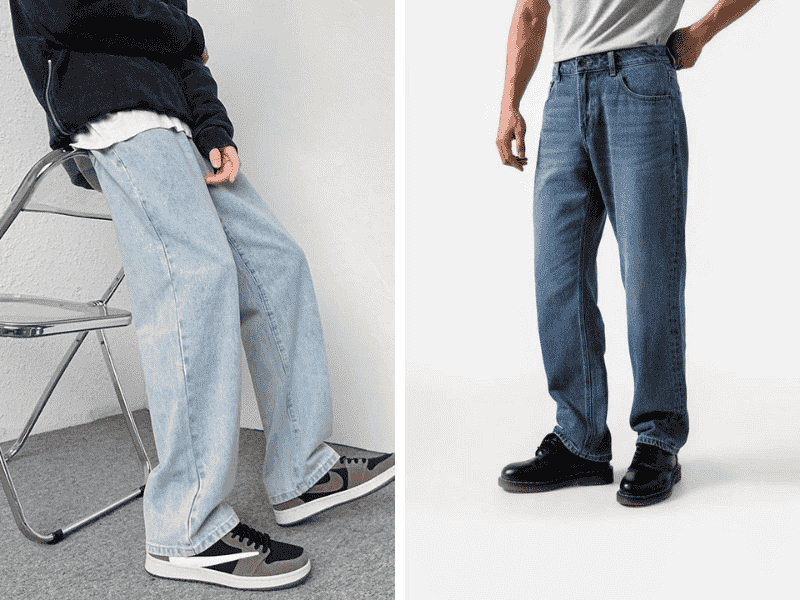 Quần jean dài suông - Item kinh điển